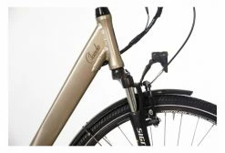 Vélo De Ville Électrique Mixte Bicyklet Claude Shimano Tourney 7V 500 Wh 700 Mm Beige Marron -Magasin Vélos de Ville unnamed file 1053