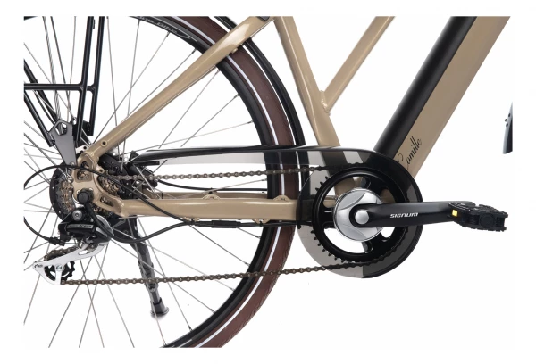Produit Reconditionné - Vélo De Ville Électrique Bicyklet Camille Shimano Acera/Altus 8V 504 Wh 700 Mm Beige Ivoire 4 Produit Reconditionné - Vélo De Ville Électrique Bicyklet Camille Shimano Acera/Altus 8V 504 Wh 700 Mm Beige Ivoire – Image 2