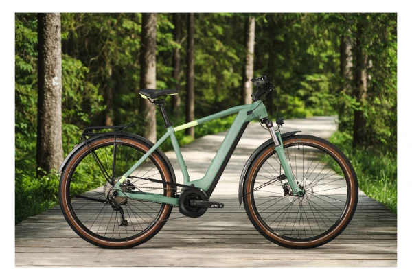 Vélo De Ville Électrique Cube Touring Hybrid One 500 Shimano Alivio 9V 500 Wh 700 Mm Vert Sharp 2022 4 Vélo De Ville Électrique Cube Touring Hybrid One 500 Shimano Alivio 9V 500 Wh 700 Mm Vert Sharp 2022 – Image 2