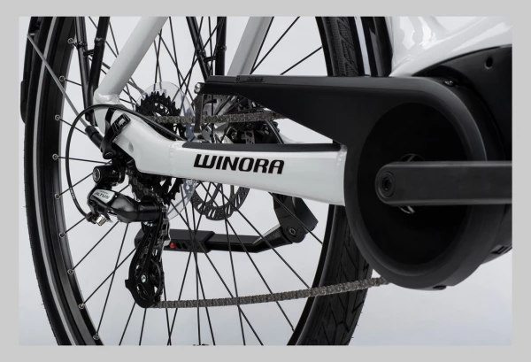 Vélo De Ville Électrique Winora Tria 7 Eco Wave Shimano Altus 7V 400 Wh 700 Mm Blanc 2022 6 Vélo De Ville Électrique Winora Tria 7 Eco Wave Shimano Altus 7V 400 Wh 700 Mm Blanc 2022 – Image 4