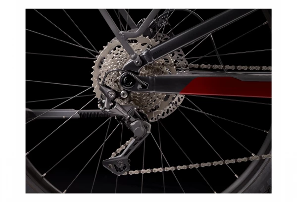 VTC Électrique Tout-Suspendu Trek Powerfly FS 4 EQ Shimano Deore 10V 625 Wh 29'' Rouge Crimson 2022 7 VTC Électrique Tout-Suspendu Trek Powerfly FS 4 EQ Shimano Deore 10V 625 Wh 29'' Rouge Crimson 2022 – Image 5