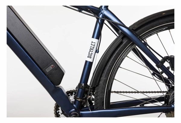 VTC Électrique Bicyklet Joseph Shimano Altus 7V 417 Wh 700 Mm Bleu 10 VTC Électrique Bicyklet Joseph Shimano Altus 7V 417 Wh 700 Mm Bleu – Image 8