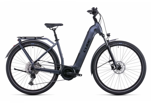 Vélo De Ville Électrique Cube Touring Hybrid Pro 625 Easy Entry Shimano Deore 11V 625 Wh 700 Mm Gris Metallic 2022 3 Vélo De Ville Électrique Cube Touring Hybrid Pro 625 Easy Entry Shimano Deore 11V 625 Wh 700 Mm Gris Metallic 2022