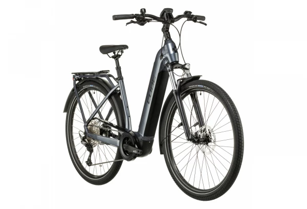 Vélo De Ville Électrique Cube Touring Hybrid Pro 625 Easy Entry Shimano Deore 11V 625 Wh 700 Mm Gris Metallic 2022 4 Vélo De Ville Électrique Cube Touring Hybrid Pro 625 Easy Entry Shimano Deore 11V 625 Wh 700 Mm Gris Metallic 2022 – Image 2
