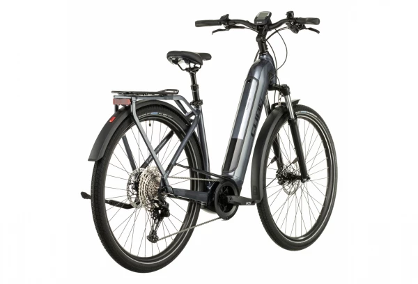 Vélo De Ville Électrique Cube Touring Hybrid Pro 625 Easy Entry Shimano Deore 11V 625 Wh 700 Mm Gris Metallic 2022 8 Vélo De Ville Électrique Cube Touring Hybrid Pro 625 Easy Entry Shimano Deore 11V 625 Wh 700 Mm Gris Metallic 2022 – Image 6