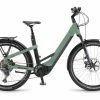 VTC Électrique Winora Yakun 12 Lowstep Shimano Deore 12V 750 Wh 27.5'' Vert Defender 2022