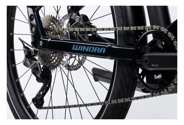 VTC Électrique Winora Yakun 10 Uni Shimano Deore 10V 750 Wh 27.5'' Bleu Foncé 2022 5 VTC Électrique Winora Yakun 10 Uni Shimano Deore 10V 750 Wh 27.5'' Bleu Foncé 2022 – Image 3