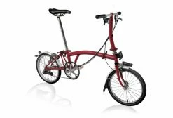 Vélo Pliant Brompton S6L 16'' 6V Rouge