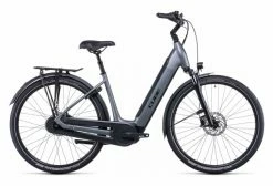 Vélo De Ville Électrique Cube Supreme Hybrid Pro 500 Easy Entry Shimano Nexus 8V 500 Wh 700 Mm Gris Flash 2022