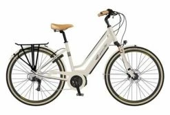 Vélo De Ville Électrique Granville E-Smooth 20 Shimano Altus 7V 400 Wh 700 Mm Blanc Ivoire 2022