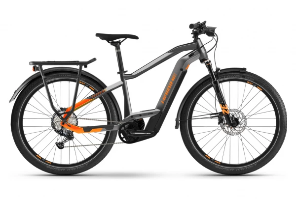 VTC Électrique Haibike Trekking 10 High Shimano Deore/SLX 12V 625 Wh 27.5'' Gris Titan Orange Lava 2022 3 VTC Électrique Haibike Trekking 10 High Shimano Deore/SLX 12V 625 Wh 27.5'' Gris Titan Orange Lava 2022