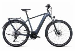 Vélo De Ville Électrique Cube Touring Hybrid Pro 500 Shimano Deore 11V 500 Wh 700 Mm Gris Metallic 2022