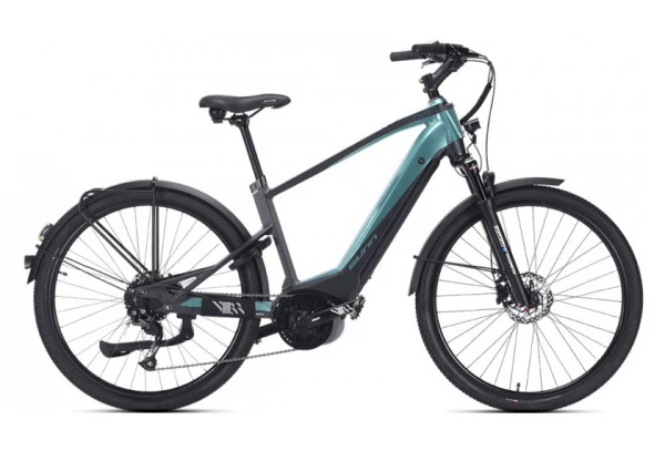 Vélo De Ville Électrique Sunn Urb Sleek Shimano Altus 9V 400 Wh 650b Noir / Turquoise 2022 3 Vélo De Ville Électrique Sunn Urb Sleek Shimano Altus 9V 400 Wh 650b Noir / Turquoise 2022