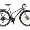 Vélo De Ville Monty Rock Shimano Altus 9V 700 Mm Argent / Jaune 2022