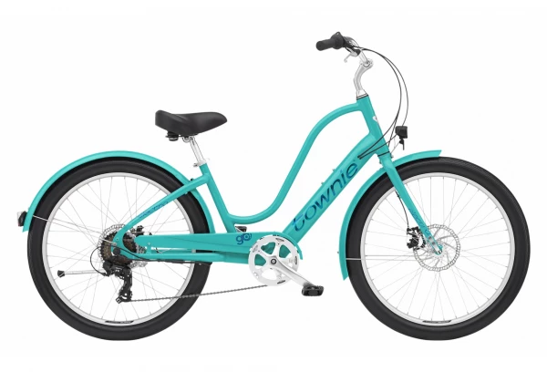 Vélo De Ville Électrique Electra Townie Go! 7D EQ Shimano Tourney 7V 250 Wh 26'' Bleu Tahiti 2022 8 Vélo De Ville Électrique Electra Townie Go! 7D EQ Shimano Tourney 7V 250 Wh 26'' Bleu Tahiti 2022 – Image 6