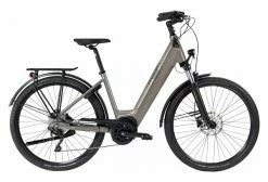 Vélo De Ville Électrique Peugeot EC01 CrossOver Performance Shimano Deore 10V 500 Wh 700 Mm Gris 2021