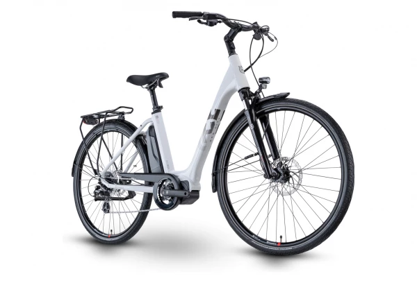 Vélo De Ville Électrique Husqvarna Eco City 1 Shimano Altus 8V 418 Wh 700mm Blanc 2022 4 Vélo De Ville Électrique Husqvarna Eco City 1 Shimano Altus 8V 418 Wh 700mm Blanc 2022 – Image 2
