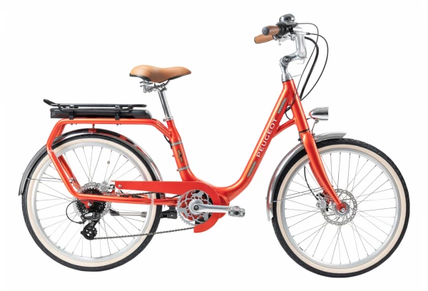 Vélo De Ville Électrique Peugeot ELC01 E-Legend Shimano Tourney/Altus 8V 400 Wh 26'' Orange 2022 3 Vélo De Ville Électrique Peugeot ELC01 E-Legend Shimano Tourney/Altus 8V 400 Wh 26'' Orange 2022