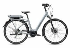 Vélo De Ville Électrique Peugeot EC01 D9 Plus Shimano Alivio 9V 500 Wh Gris Clair 2022