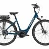 Vélo De Ville Électrique Trek Verve+ 1 Lowstep Shimano Altus 8V 400Wh Bleu Auqatic 2022