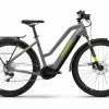 VTC Électrique Haibike Trekking 6 Mid Shimano Deore 10V I630Wh 27.5'' Gris / Jaune Mat 2022