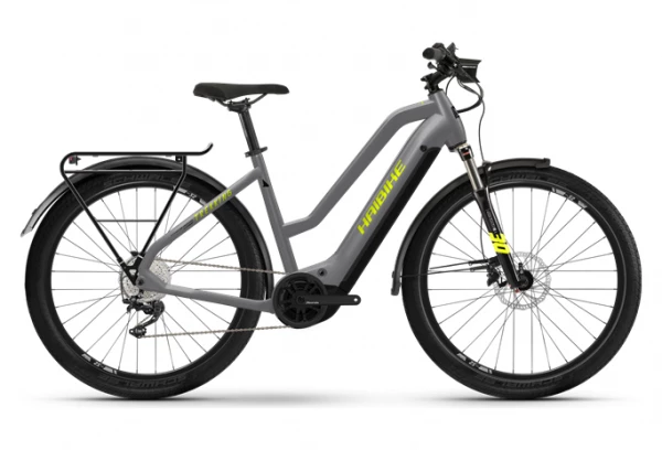 VTC Électrique Haibike Trekking 6 Mid Shimano Deore 10V I630Wh 27.5'' Gris / Jaune Mat 2022 3 VTC Électrique Haibike Trekking 6 Mid Shimano Deore 10V I630Wh 27.5'' Gris / Jaune Mat 2022
