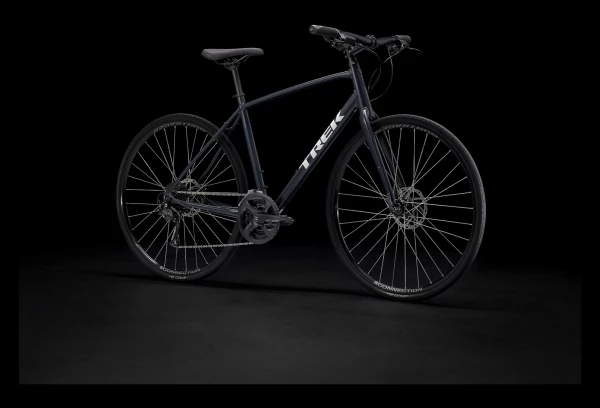 Vélo Fitness Trek FX 2 Disc Shimano Acera/Altus 9V 700 Mm Bleu Nautical Navy 2022 4 Vélo Fitness Trek FX 2 Disc Shimano Acera/Altus 9V 700 Mm Bleu Nautical Navy 2022 – Image 2