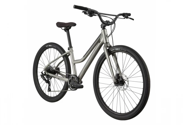 Vélo De Ville Cannondale Treadwell 2 Remixte Ltd MicroSHIFT Advent 9V 650b Gris Raw 2021 4 Vélo De Ville Cannondale Treadwell 2 Remixte Ltd MicroSHIFT Advent 9V 650b Gris Raw 2021 – Image 2