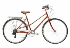 Vélo De Ville Peugeot LC01 D7 Shimano Tourney 7V Orange