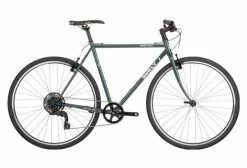 Vélo De Ville Fitness Surly Cross-Check MicroSHIFT 8V 700mm Bleu Vert Gris 2021
