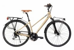 Vélo De Ville Femme Bicyklet Colette Shimano Acera/Altus 8V 700 Mm Ivoire Brillant