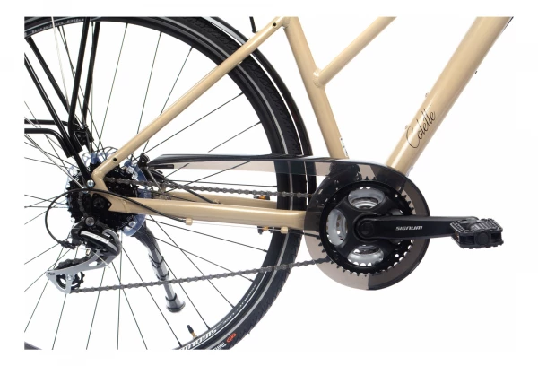 Vélo De Ville Femme Bicyklet Colette Shimano Acera/Altus 8V 700 Mm Ivoire Brillant 4 Vélo De Ville Femme Bicyklet Colette Shimano Acera/Altus 8V 700 Mm Ivoire Brillant – Image 2