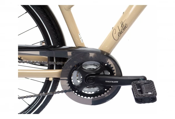 Vélo De Ville Femme Bicyklet Colette Shimano Acera/Altus 8V 700 Mm Ivoire Brillant 5 Vélo De Ville Femme Bicyklet Colette Shimano Acera/Altus 8V 700 Mm Ivoire Brillant – Image 3