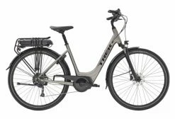 Vélo De Ville Électrique Trek Verve+ 2 Lowstep Shimano Altus 9V 300wh Matt Gunmetal 2020