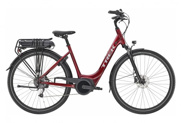 Vélo De Ville Électrique Trek VERVE+ 1 Mowstep Shimano Altus 8V 400wh Rage Red 2021 Rouge 3 Vélo De Ville Électrique Trek VERVE+ 1 Mowstep Shimano Altus 8V 400wh Rage Red 2021 Rouge