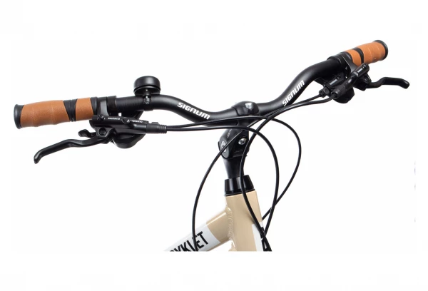 Vélo De Ville Femme Bicyklet Colette Shimano Acera/Altus 8V 700 Mm Ivoire Brillant 9 Vélo De Ville Femme Bicyklet Colette Shimano Acera/Altus 8V 700 Mm Ivoire Brillant – Image 7