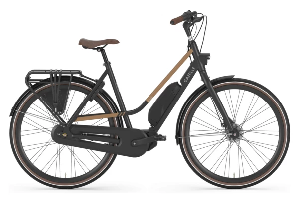 Vélo De Ville Électrique Gazelle Citygo C7 HMS L28 T7 Shimano Nexus 7V 418 Wh Noir/Marron 2021 Noir / Marron 5 Vélo De Ville Électrique Gazelle Citygo C7 HMS L28 T7 Shimano Nexus 7V 418 Wh Noir/Marron 2021 Noir / Marron – Image 3