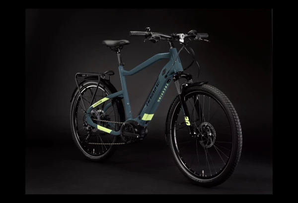 VTC Électrique Haibike Trekking 5 I500Wh Shimano Alivio M3100 9V Bleu / Jaune Canary 2022 4 VTC Électrique Haibike Trekking 5 I500Wh Shimano Alivio M3100 9V Bleu / Jaune Canary 2022 – Image 2