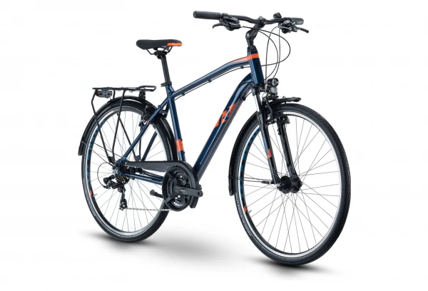 VTC R Raymon TourRay 1.0 Shimano Tourney 7V 700 Mm Bleu Orange 2022 4 VTC R Raymon TourRay 1.0 Shimano Tourney 7V 700 Mm Bleu Orange 2022 – Image 2