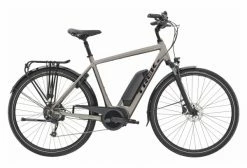Vélo De Ville Électrique Trek VERVE+ 2 Shimano Altus 9V 400wh Argent 2020
