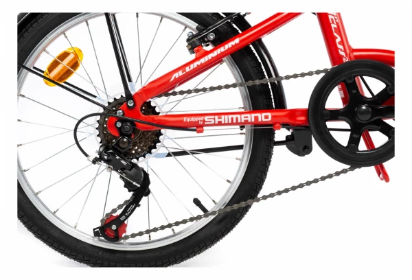 Moma Bikes Vélo Pliant Moma First Class II 20'' Shimano 6V Rouge 4 Moma Bikes Vélo Pliant Moma First Class II 20'' Shimano 6V Rouge – Image 4