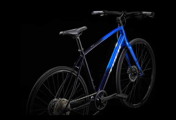 Vélo Fitness Trek FX 3 Disc Shimano Deore 10V 700 Mm Bleu Fade 2022 Blanc 5 Vélo Fitness Trek FX 3 Disc Shimano Deore 10V 700 Mm Bleu Fade 2022 Blanc – Image 3