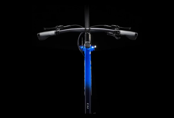 Vélo Fitness Trek FX 3 Disc Shimano Deore 10V 700 Mm Bleu Fade 2022 Blanc 7 Vélo Fitness Trek FX 3 Disc Shimano Deore 10V 700 Mm Bleu Fade 2022 Blanc – Image 5