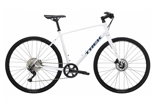 Vélo Fitness Trek FX 3 Disc Shimano Deore 10V 700 Mm Bleu Fade 2022 Blanc 13 Vélo Fitness Trek FX 3 Disc Shimano Deore 10V 700 Mm Bleu Fade 2022 Blanc – Image 11