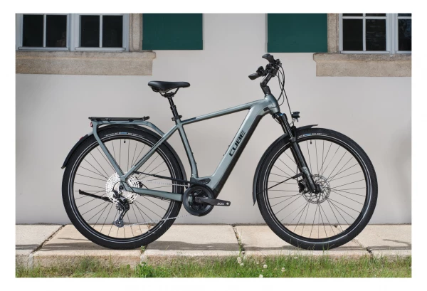 Vélo De Ville Électrique Cube Kathmandu Hybrid Pro 625 Shimano Deore 11V 625 Wh 700 Mm Gris Flash 2022 4 Vélo De Ville Électrique Cube Kathmandu Hybrid Pro 625 Shimano Deore 11V 625 Wh 700 Mm Gris Flash 2022 – Image 2