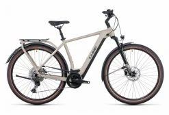 Vélo De Ville Électrique Cube Kathmandu Hybrid Pro 625 Shimano Deore 11V 625 Wh 700 Mm Beige Desert 2022