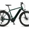 Vélo De Ville Électrique Winora Yucatan 10 Gent 27,5'' 630Wh Shimano Deore 10V Vert Emeraude 2022