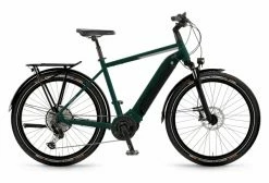 Vélo De Ville Électrique Winora Yucatan 10 Gent 27,5'' 630Wh Shimano Deore 10V Vert Emeraude 2022