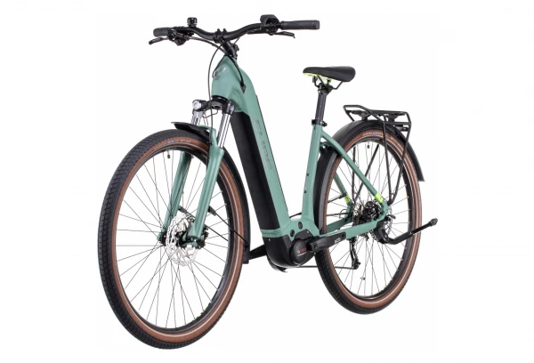 Vélo De Ville Électrique Cube Touring Hybrid One 625 Easy Entry Shimano Alivio 9V 625 Wh 700 Mm Vert Sharp 2022 5 Vélo De Ville Électrique Cube Touring Hybrid One 625 Easy Entry Shimano Alivio 9V 625 Wh 700 Mm Vert Sharp 2022 – Image 3