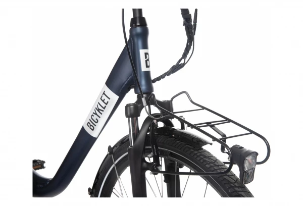 Vélo De Ville Électrique Mixte Bicyklet Claude Shimano Tourney 7V 500 Wh 700 Mm Bleu Nuit Mat 9 Vélo De Ville Électrique Mixte Bicyklet Claude Shimano Tourney 7V 500 Wh 700 Mm Bleu Nuit Mat – Image 7